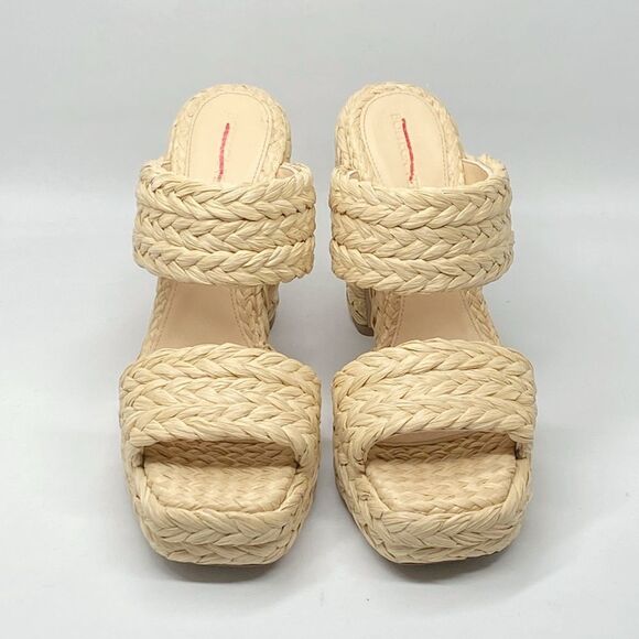 Bottega Veneta Trinity Weave Raffia Platform Sandals size 38 - Picture 6 of 15